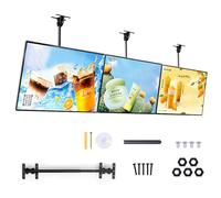 Caisson lumineux publicitaire LED, Affichage de cadre publicitaire enfichable mince, caisson lumineux de cadre d'affiche LED, pour menu publicitaire d'affiche, 1 pièces 50×70cm/19.7×27.6in