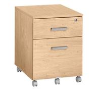 Caisson mobile 2 tiroirs chêne clair Exprim