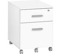 Caisson mobile 2 tiroirs blancs Exprim