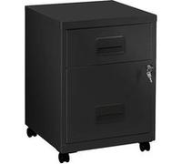 Caisson mobile 2 tiroirs - gris noir - Pierre henry Noir G