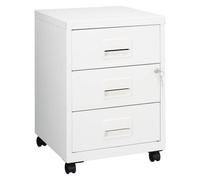 Caisson mobile 3 tiroirs - blanc