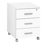 Caisson mobile 3 tiroirs blancs Exprim