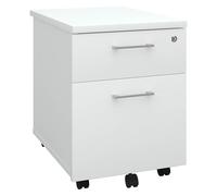 Caisson mobile bois 2 tiroirs - Arch - Tiroirs blanc