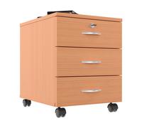 Caisson mobile Bois Starting 2 - 3 tiroirs - Hêtre