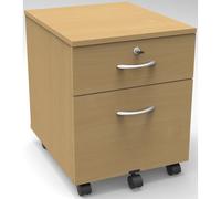 Caisson mobile Bois Starting - 2 tiroirs - Hêtre