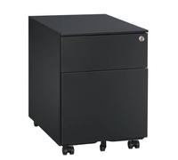 Caisson mobile métal Bruneau 2 tiroirs anthracite - Caissons mobiles - Bruneau