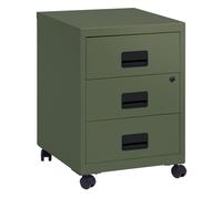 Caisson mobile Pratic 3 tiroirs - Corps et Tiroirs Vert