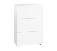 Caisson porte trappe Nex Pur Office 75x40x112,5cm with sliding feet H 3cm/2x shelf