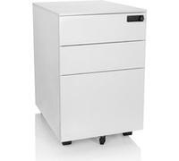 Caisson roulant COLOR OS I Acier blanc avec serrure à combinaison hjh OFFICE