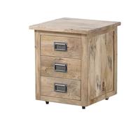 Caisson roulant Mango 50x50x60, vernis beige, RAILWAY #3003