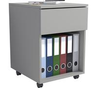 Caisson roulant VCM | Caisson d'appoint avec tiroirs | Dimensions env. H. 55 x L. 39 x P. 70 cm | Caisson de bureau - Dalosa 1 tiroir