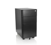 Caisson sur roulettes - hjh OFFICE - COLOR I - Noir - Acier