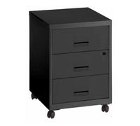 Caissons mobiles - 3 tiroirs - anthracite