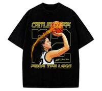 Caitlin Clark T-Shirt from The Logo Custom Fan Art Graphic Tee Black M