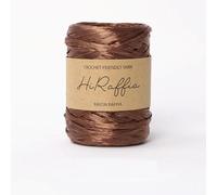 CAITS Fil de Paille de Raphia Naturel Brillant 80M, pour Tricot à la Main, Crochet, Herbe, Chapeau en Papier, Sac à Main, paniers de Coussin, Fil d'été, Bricolage