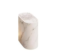 CAIWEIJUN Petite Poubelle de Salle de Bain avec couvercles, en Plastique marbré et Bois, Petite Poubelle avec Couvercle pour Salle de Bain, Corbeille à déchets Moderne pour Maison, intérieur, hôtel