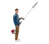 CAIYGG Élagueuse multifonction 43 CC Tronçonneuse à essence avec barre de 1,5 m pour l'entretien du jardin et la coupe des arbres, tronçonneuse puissante avec accessoires pour jardiniers amateurs et