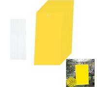 Caiyloxn Lot de 50 pièges à phéromones jaunes - 20 x 10 cm - Piège à phéromones - Pour l'intérieur et l'extérieur dans les fermes
