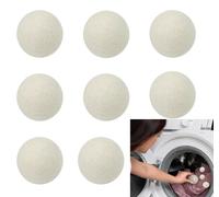 Caiyloxn Lot de 8 balles de tennis pour sèche-linge - 5 cm - Pour réduire le temps de séchage