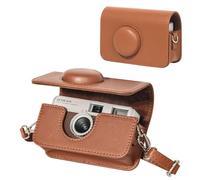 CAIYOULE Étui pour appareil photo KODAK EKTAR H35 H35N/F8/F9 Demi-cadre, étui en cuir PU pour appareil photo KODAK avec bandoulière, marron (sans appareil photo)