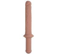Caiyuankai épée de pénis réaliste avec poignée Simulation de pénis gode de pénis en Silicone jouets sexuels anaux pour hommes expérimentés femmes, Couples,KleinesSchwert
