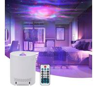 CAIYUE Projecteur Ciel Etoile, Ocean Wave Galaxy Light avec télécommande, pour Chambre pour adultes avec Vitesse et luminosité réglables,Projecteur Étoile, Lampe Projecteur LED Étoile