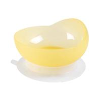 CAIYZH Bol À Ventouse Haut/bas For Vaisselle Avec Base À Ventouse, Assiette Anti-fuite For Personnes Âgées, Patients Et Enfants À Besoins Spécifiques(Yellow)