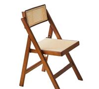 CAIYZH Chaises De Salle À Manger, Chaises De Cuisine Élégantes en Bambou avec Dossier Imitation Rotin Et Design Rétro