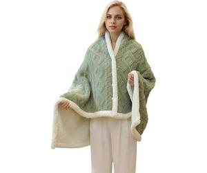 CAIYZH Châle Chaud, Épousant La Forme Du Dos, Léger Et Douillet, Protégeant Efficacement Du Froid Tout En Procurant Une Chaleur Durable,A