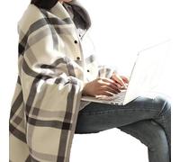 CAIYZH Couverture Coupe-Vent Pour Fauteuil Roulant Adulte, Design Minimaliste, Matière Polaire, Isolante Et Résistante Au Vent, Facile À Nettoyer,C