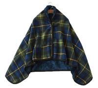 CAIYZH Couverture Coupe-Vent Pour Fauteuil Roulant Adulte, Design Minimaliste, Matière Polaire, Isolante Et Résistante Au Vent, Facile À Nettoyer,D