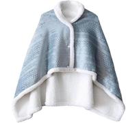 CAIYZH Couverture Pour Fauteuil Roulant Adulte, Chaleur Pratique, Minimaliste Et Élégante, Utilisation Multifonctionnelle Adaptée Aux Bureaux Et Aux Chambres À Coucher,Bleu