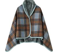 CAIYZH Couverture Pour Fauteuil Roulant Adulte, Confortable Et Chaude, Avec Fermeture À Boutons, Couvre Entièrement Les Jambes Et Les Genoux, Idéale Pour L'automne Et L'hiver,Vert