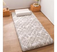 CAIYZH Matelas Futon Japonais, Matelas Tatami Pliable pour Dortoir, Tapis De Sol Épais Portable, Matelas De Sol Chaise Longue pour Dortoir, Oreiller Lit pour Salon Invités Camping Canapé(B,180x200cm)