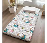 CAIYZH Matelas Futon Japonais, Matelas Tatami Pliable pour Dortoir, Tapis De Sol Épais Portable, Matelas De Sol Chaise Longue pour Dortoir, Oreiller Lit pour Salon Invités Camping Canapé(C,90x200cm)