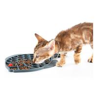 CAIYZH Tapis De Jeu en Forme De Poisson Animaux De Compagnie - Tapis À Lécher Antidérapants en Silicone for Chiens Et Chats, Gamelle Anti-glouton for Prévenir Les Ballonnements(Gray)