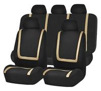 CAIZHICNC Housse siège Auto pour Polo 2013 pour Golf 3 pour Tiguan pour Fox 1.6 2011 Housse Protection pour Siège Auto Compatible avec(Beige Full Set)