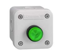 Schneider Electric XALE1W1B BOITE BPL VERT 1 NO LED
