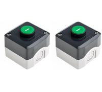CAJA 1 PULS.RASTE.VERDE (Lot de 2)