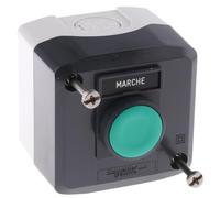 Cartouche de commande gris/vert IP65 XALD101 Harmony