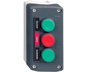 CAJA 3 PULS.VERDE-ROJO-VERDE CON ETIQ.MO