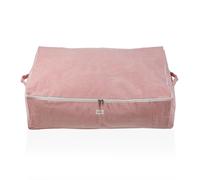 CAJA ALMACENAMIENTO CORDUROY ROSA XL