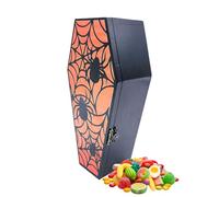 Caja Ataúd - Bolsas De Regalo Para Halloween, Cuenco De Halloween Para Dulces Y Snacks, Contenedor Comida Decorativo Snack Chocolates Pastelería Joyería,Estante Mesa Mantel Fiesta Clase Oficina