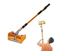 Caja de acabado para paneles de yeso de 10", herramienta para alisar paneles de yeso, raspador de pared manual con ángulo ajustable de 120 °, caja plana de yeso, cajas de barro