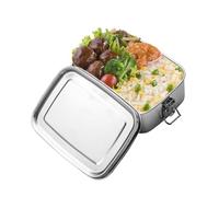 Caja De Acero Inoxidable - Para Niños - Contenedores De Alimentos De Acero Inoxidable Con Tapas, A Prueba De Fugas, Sin BPA, De Gran Capacidad