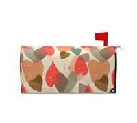 Caja de correos Housses de boîte aux lettres magnétiques pour la Saint-Valentin Motif silhouette d'hiver 45,7 x 52,6 cm