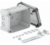 Caja de derivació tapa trans. y carril DIN 2069
