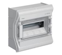 Caja de sup. estanca vector VE, IP65, 1 fila,12M, puerta transparente