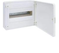 Caja de superficie golf serie VS, 1 fila, 12M, con puerta opaca blanca