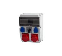 Bemis Distributeur mural CAJA 16A 5p, 32A 5p, 2 x 230V IP44